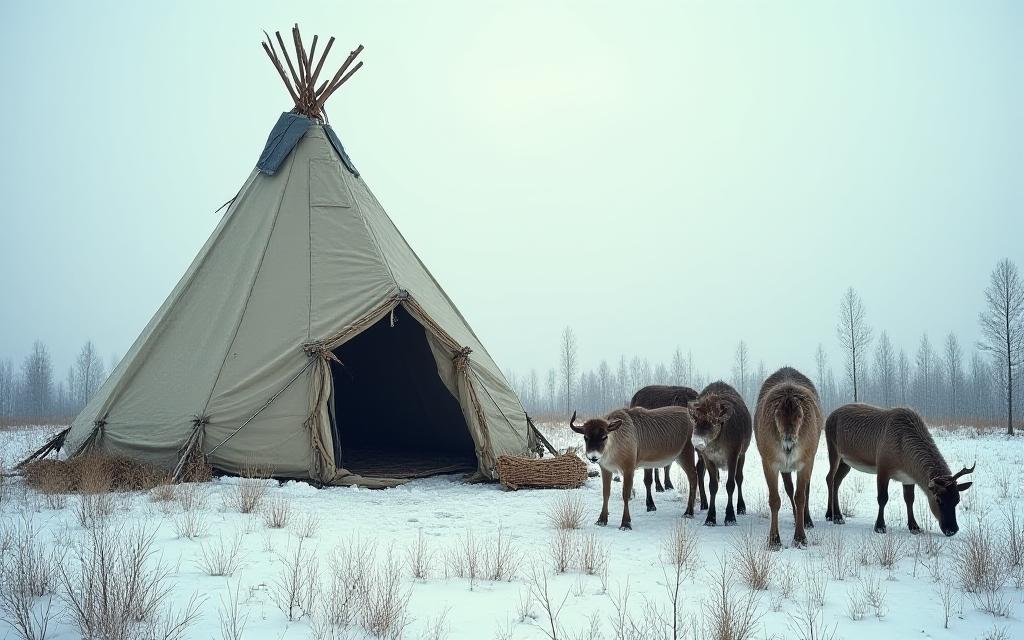 Samisk reindrift og tradisjonell lavvo